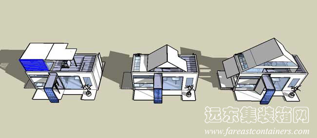 可變形的移動住所,住人集裝箱房屋,二手集裝箱貨柜,集裝箱活動房