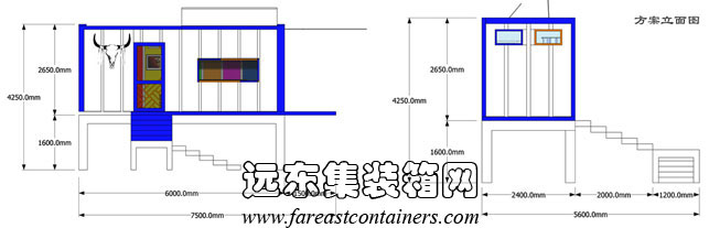 幸福哈達(dá)方案1,二手集裝箱貨柜,集裝箱活動房,住人集裝箱房屋