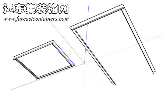 門窗洞加固示意圖,集裝箱房屋,集裝箱建筑,集裝箱住宅,集裝箱活動房,住人集裝箱