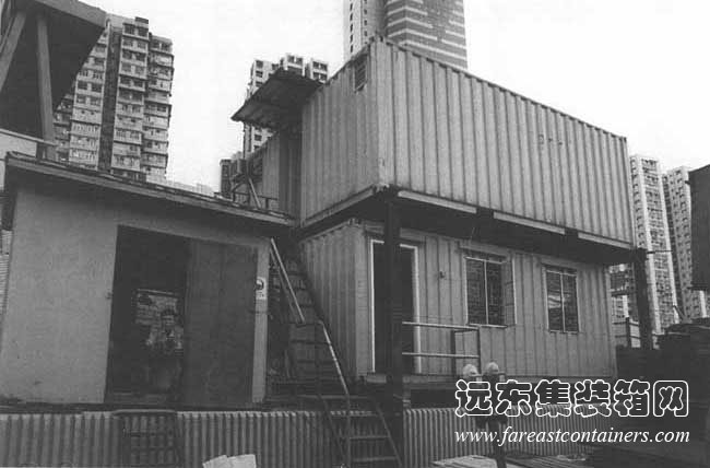 渠務工程工地辦公室,集裝箱建筑,集裝箱房屋,集裝箱住宅,集裝箱活動房,住人集裝箱