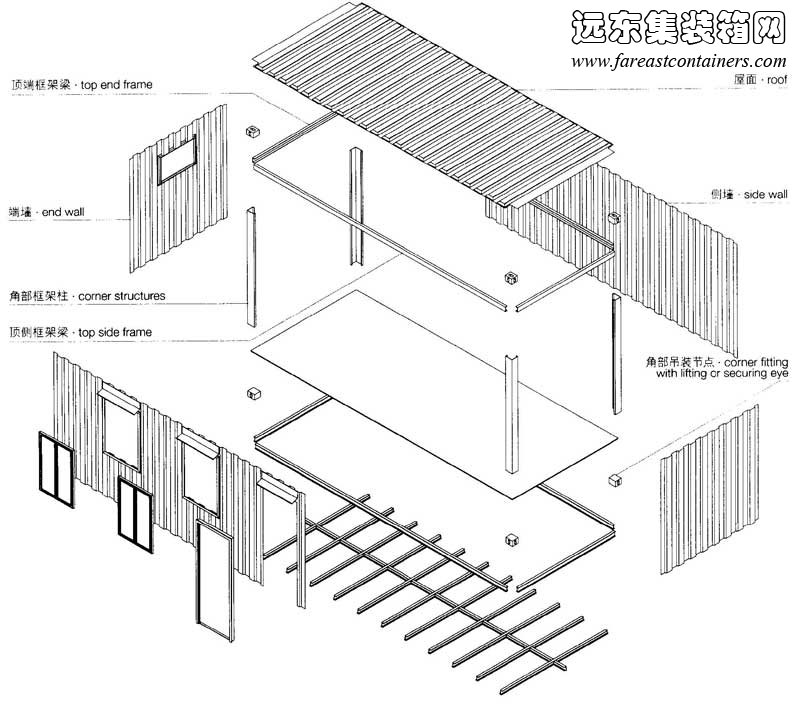 集裝箱組件,集裝箱建筑,集裝箱房屋,集裝箱住宅,集裝箱活動房,住人集裝箱