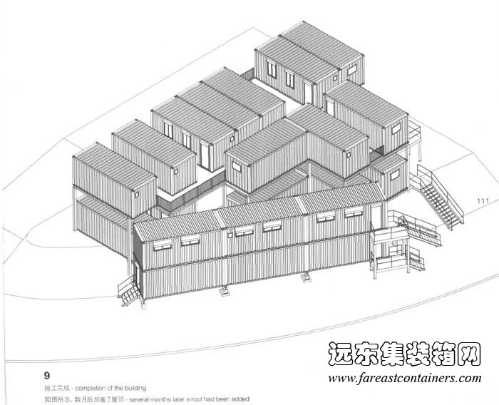 施工完成,集裝箱建筑設(shè)計(jì)圖,集裝箱房屋,集裝箱住宅,集裝箱活動(dòng)房,住人集裝箱