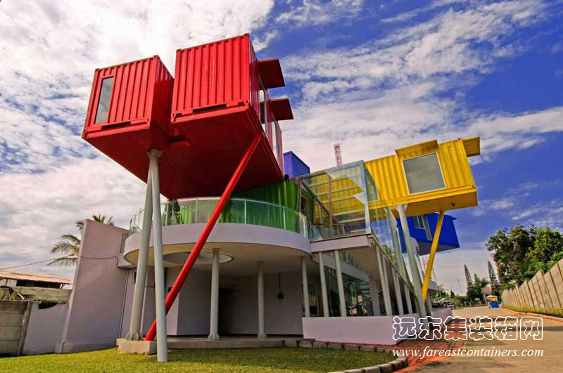 Contertainer項目AMIN集裝箱圖書館,集裝箱建筑,集裝箱房屋,集裝箱住宅,集裝箱活動房