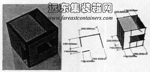 集裝箱青年公寓基本餐飲單元,模塊化建筑