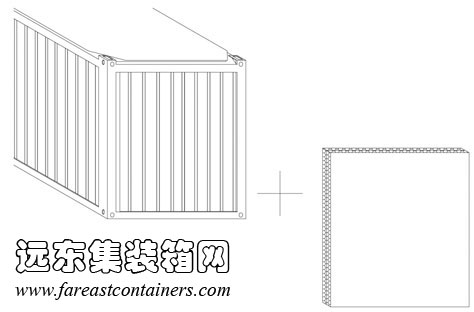集裝箱外觀或雙層表皮