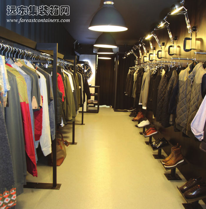 BOX PARK 集裝箱購物中心的服裝店