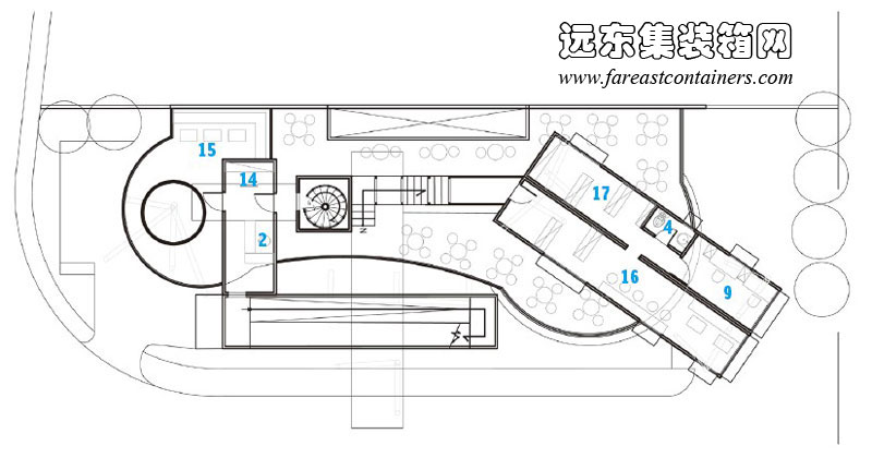 Contertainer 集裝箱社區中心二層平面圖